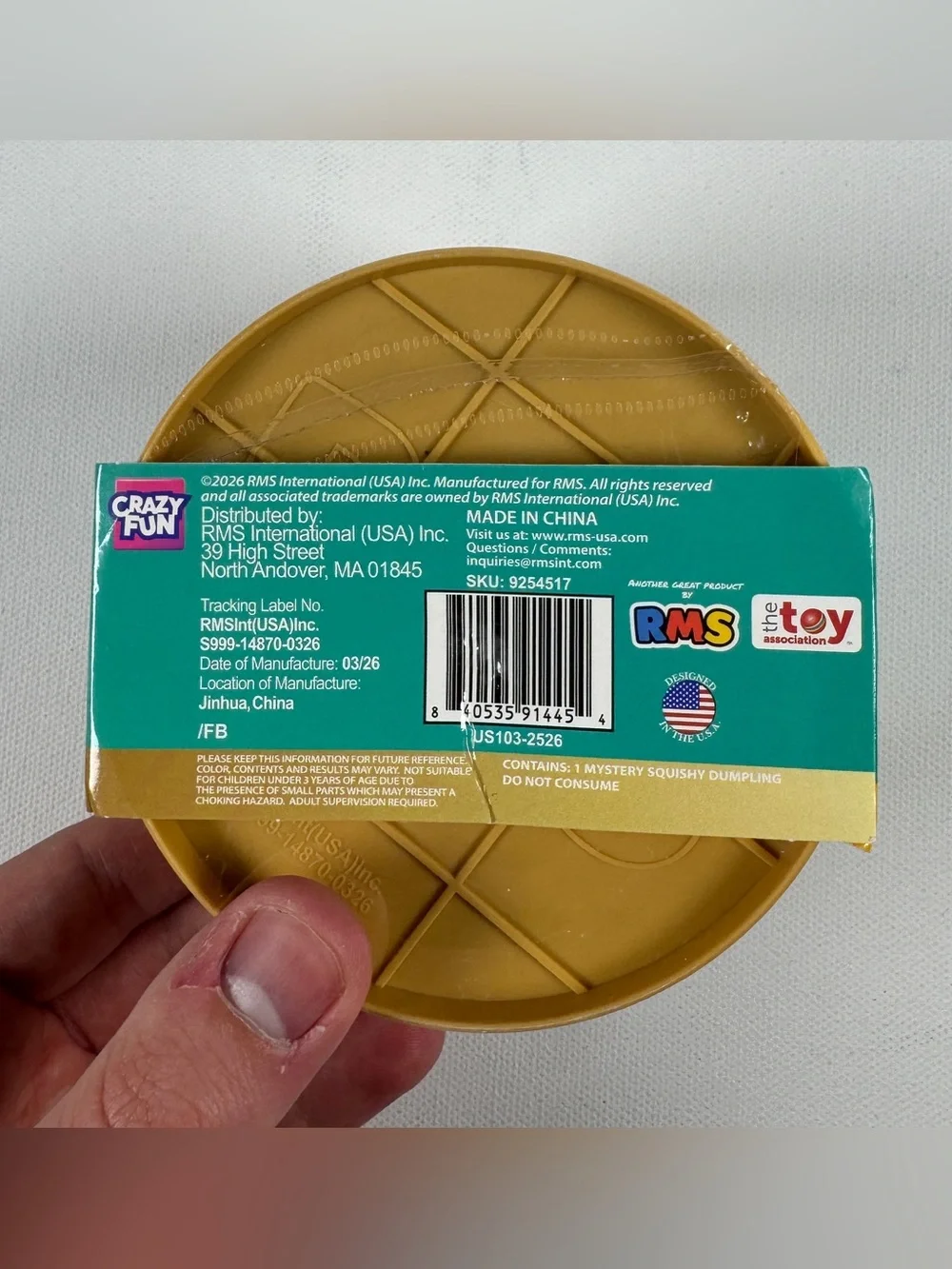 Viral RMS Original Mystery Dumpling Gold Shimmering Edition Crazy Fun Squishy
